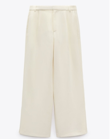 Zara full length pants with side slits at hem - Picture 1 of 8